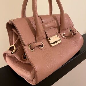 Authentic JIMMY CHOO Rosalie Blush Pink Sachel